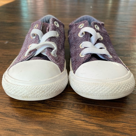 Purple Converse Chuck Taylor’s - Picture 2 of 5